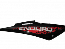 Облицовка боковая задняя правая нижняя черная ENDURO-02 (с наклейкой)